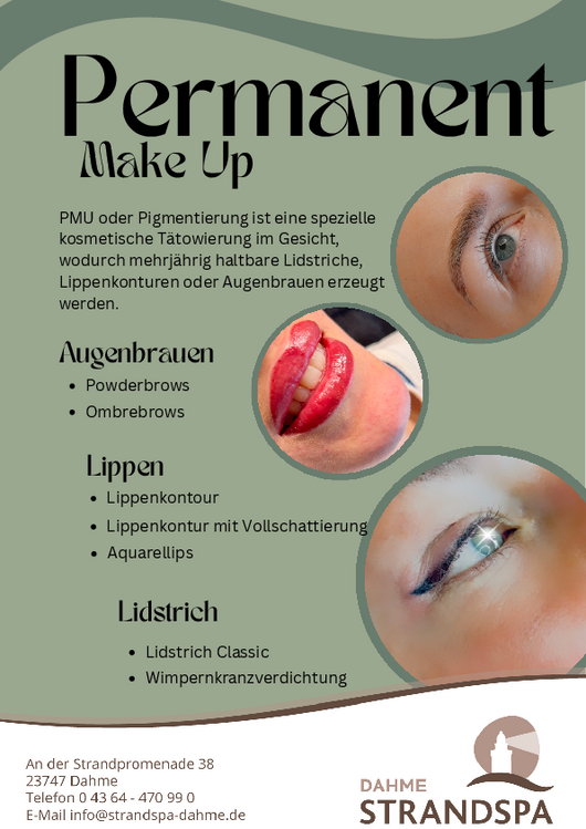 Strand Spa Dahme PMU Permanent Make Up 